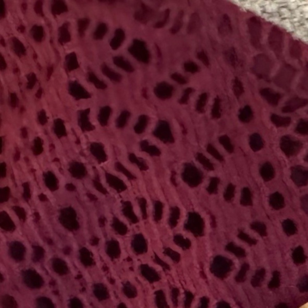 NWT Charmo Womens Burgundy Crochet Lace One Piece Swimsuit UPF 50+ Size Med - Picture 7 of 7
